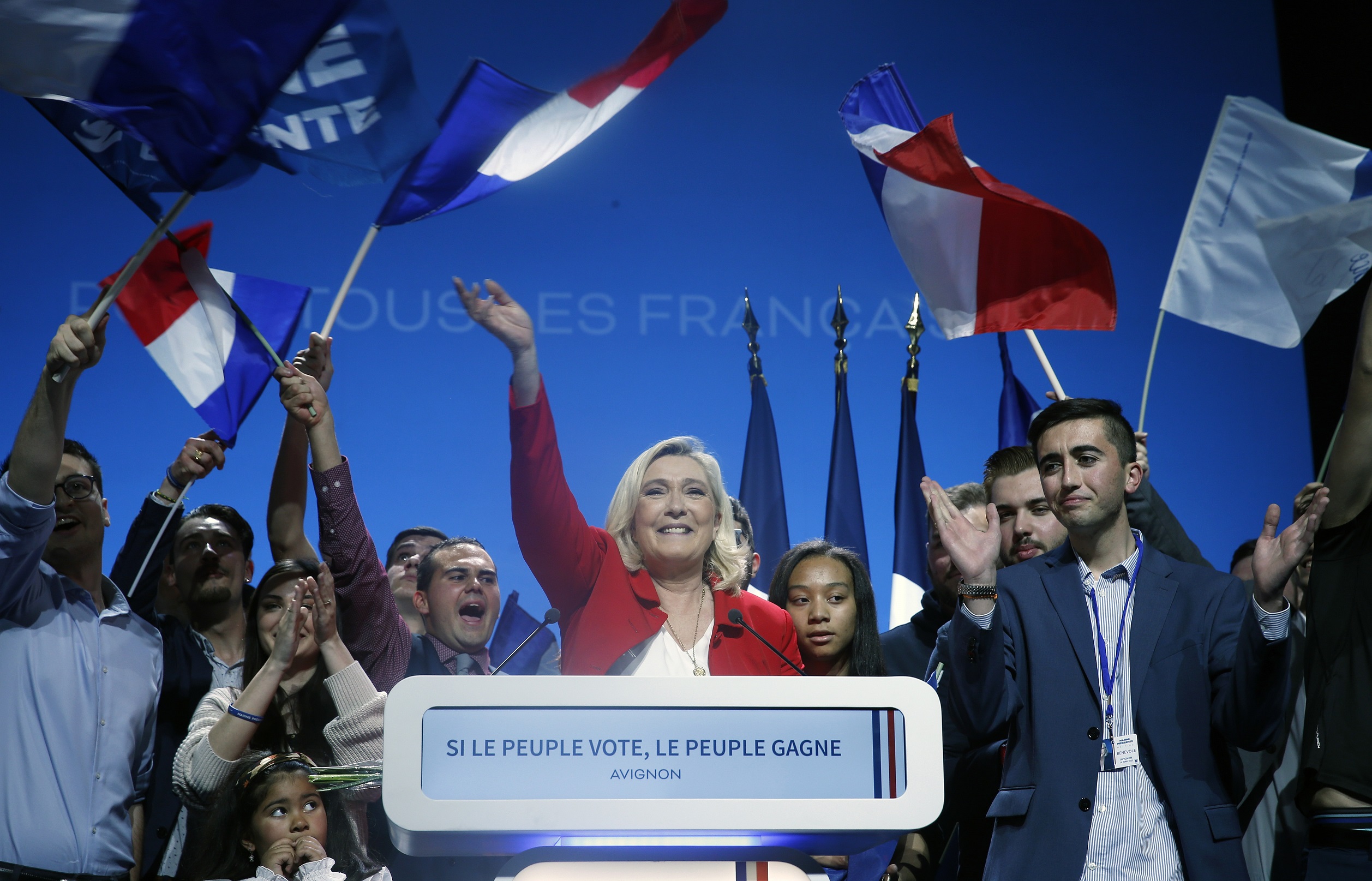 Marine Le Pen, World